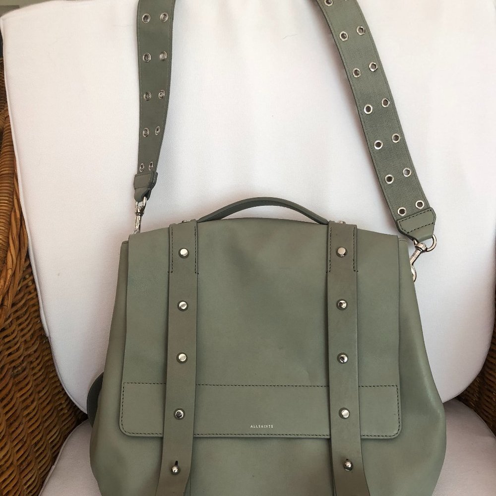 All Saints Sid Leather Backpack - Picture 3 of 6